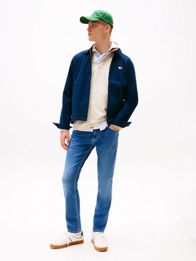 TOMMY JEANS Straight jeans SCANTON SLIM Met merkenlabel van leer achter - Foto 4