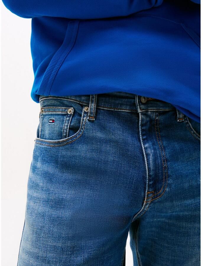 TOMMY JEANS Straight jeans SCANTON SLIM Met merkenlabel van leer achter - Foto 5