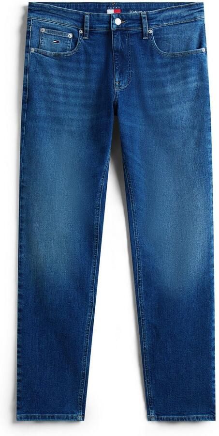 TOMMY JEANS Straight jeans SCANTON SLIM Met merkenlabel van leer achter - Foto 4