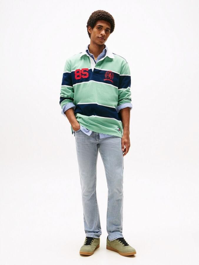 TOMMY JEANS Straight jeans SCANTON SLIM Met merkenlabel van leer achter - Foto 2