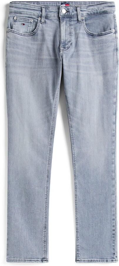 TOMMY JEANS Straight jeans SCANTON SLIM Met merkenlabel van leer achter - Foto 4