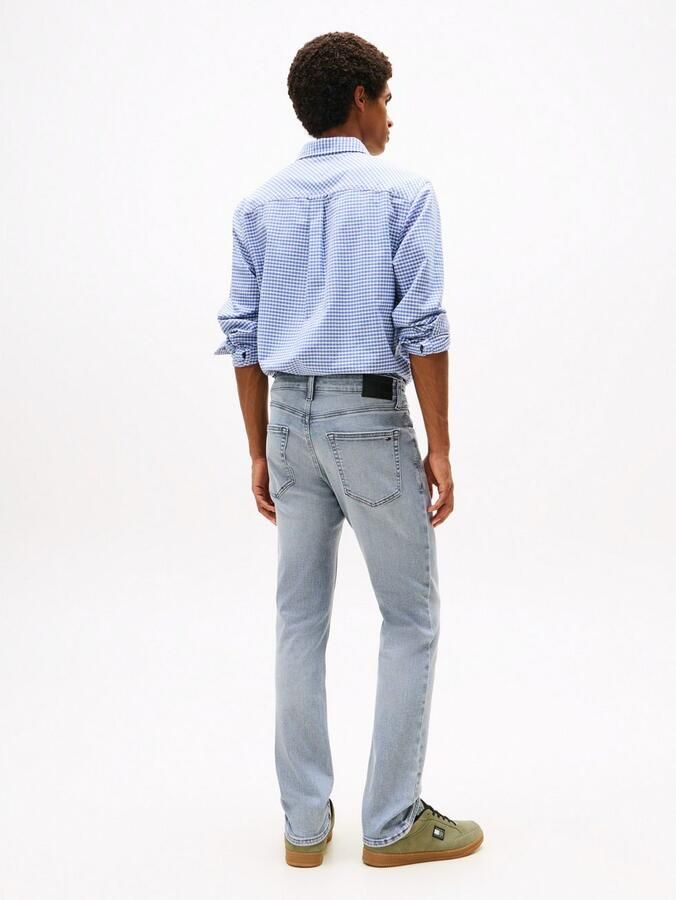 TOMMY JEANS Straight jeans SCANTON SLIM Met merkenlabel van leer achter - Foto 3