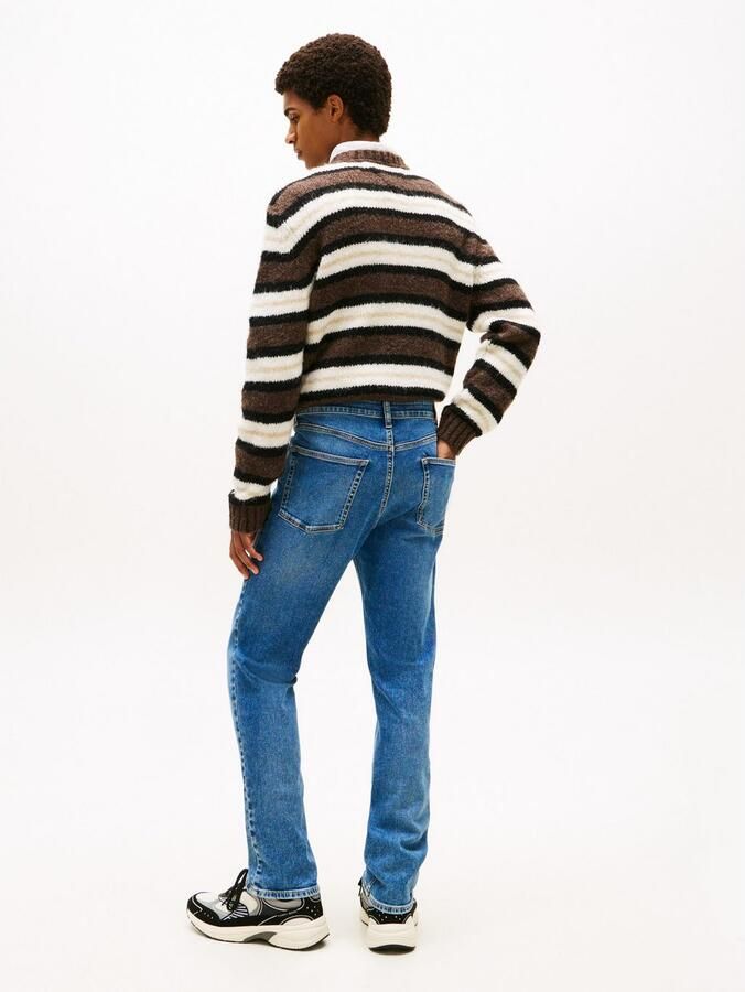 TOMMY JEANS Straight jeans SCANTON SLIM Met merkenlabel van leer achter - Foto 8