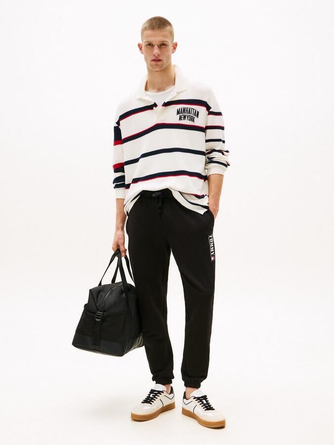 TOMMY JEANS Sweatbroek TJM SLIM RWB DNA GRAPHIC PANT met elastische tailleband grote logoprint - Foto 2