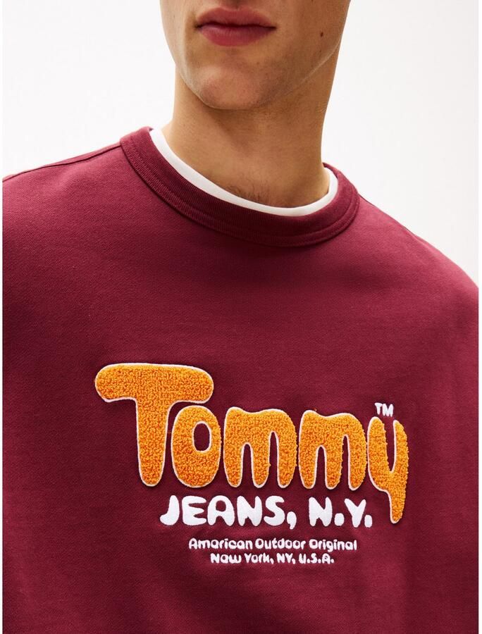 TOMMY JEANS Sweatshirt Boucle Relaxed fit met ronde hals - Foto 2