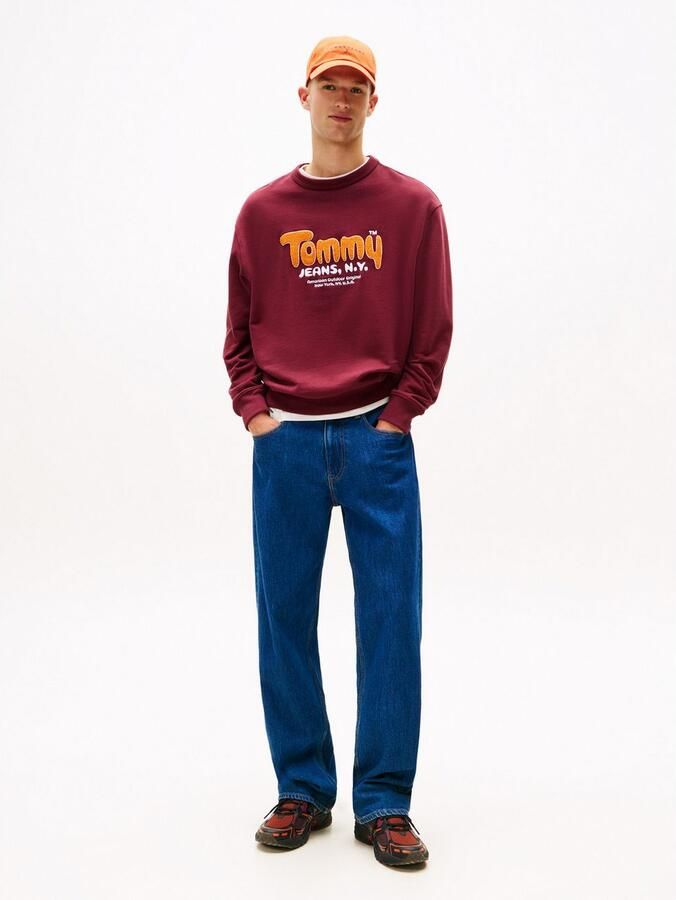 TOMMY JEANS Sweatshirt Boucle Relaxed fit met ronde hals - Foto 3