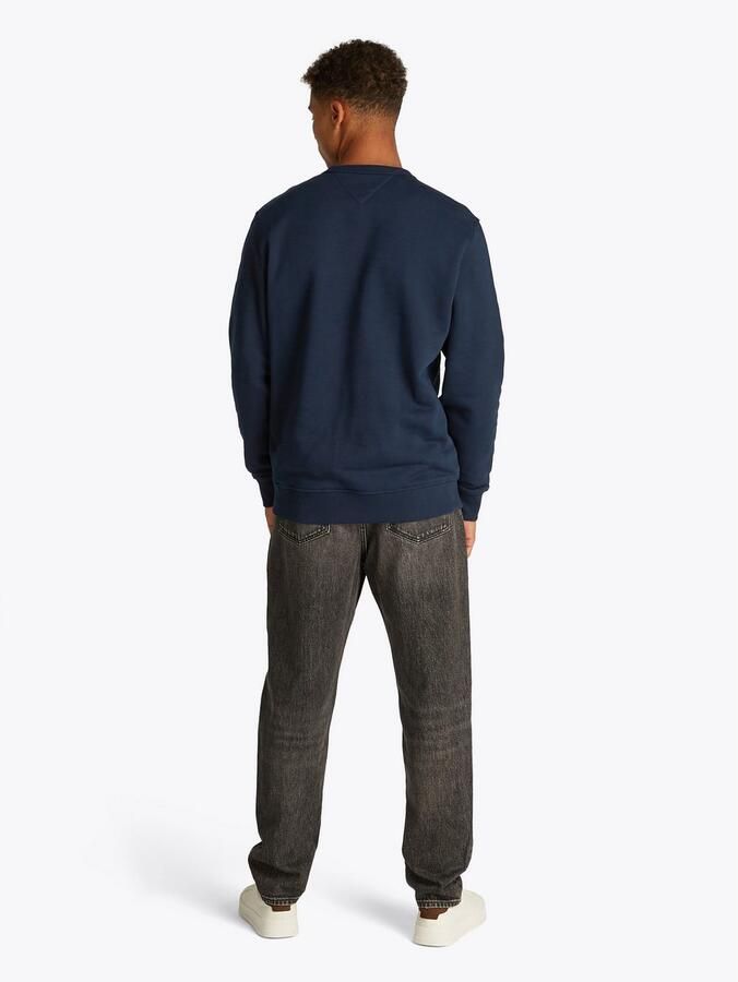 TOMMY JEANS Heren Truien & Vesten Tjm Reg Bagde Crew Ext Donkerblauw - Foto 7
