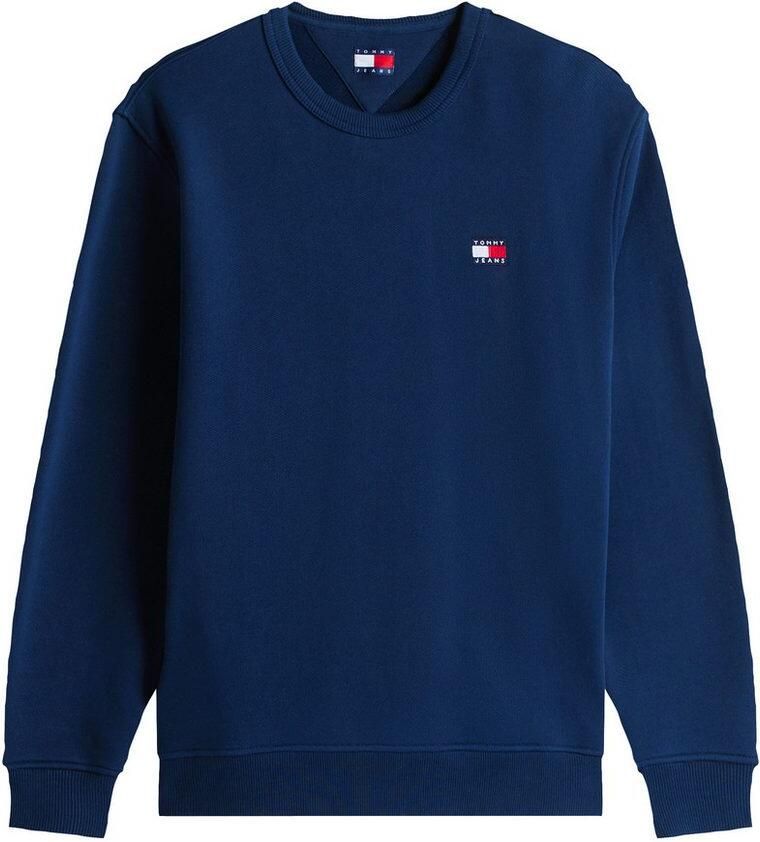 TOMMY JEANS Heren Truien & Vesten Tjm Reg Bagde Crew Ext Donkerblauw - Foto 5
