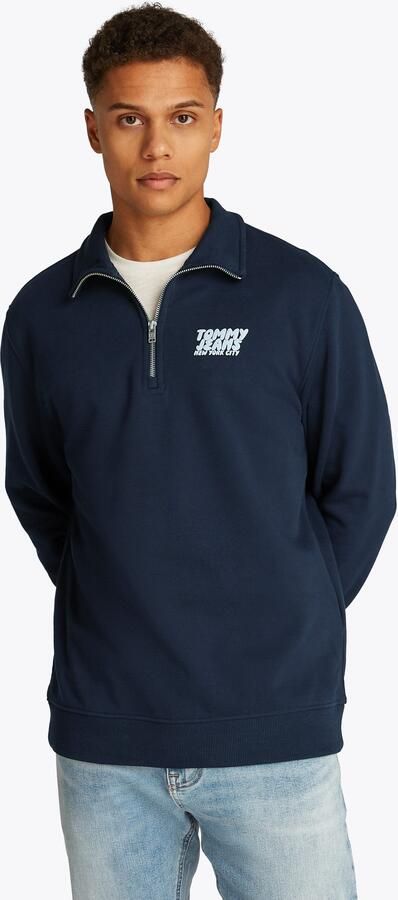 TOMMY JEANS Sweatshirt TJM REG BUBBLE QRTR ZIP FRNT BCK - Foto 6