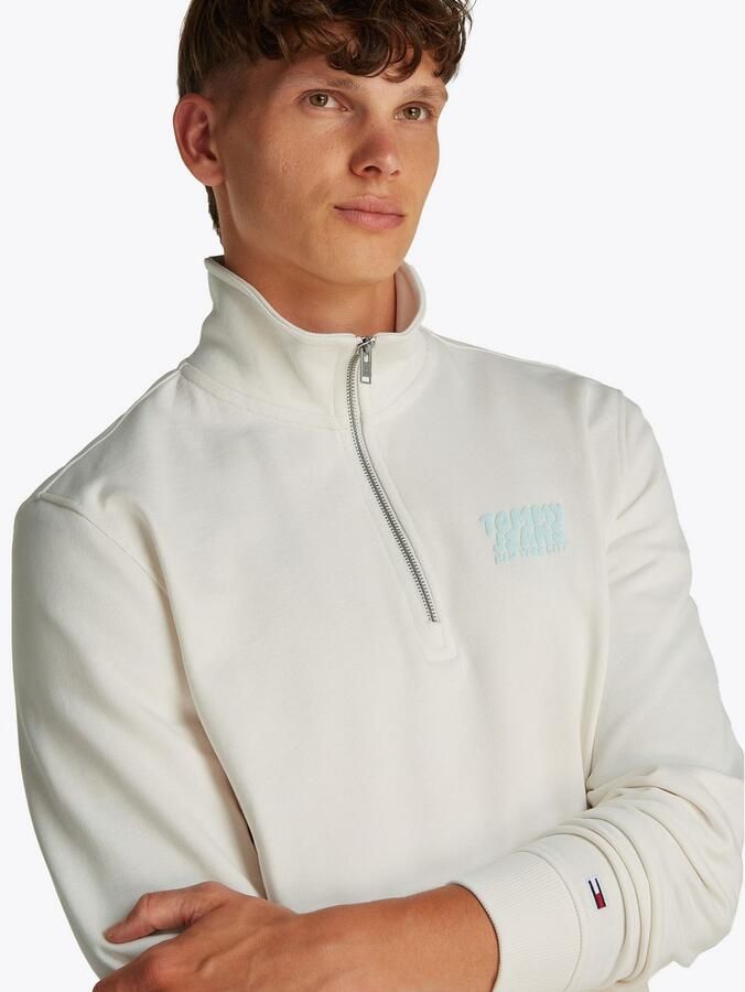 TOMMY JEANS Sweatshirt TJM REG BUBBLE QRTR ZIP FRNT BCK - Foto 2