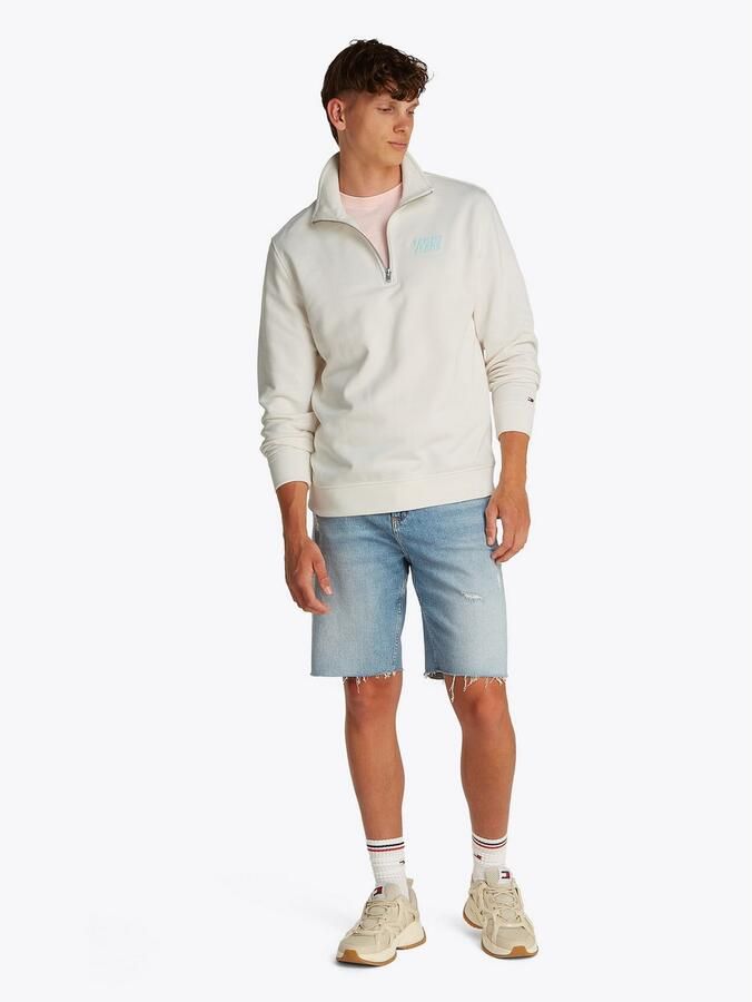 TOMMY JEANS Sweatshirt TJM REG BUBBLE QRTR ZIP FRNT BCK - Foto 3