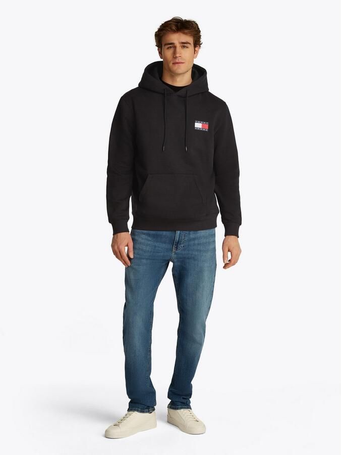TOMMY JEANS Sweatshirt TJM REG ESSENTIAL FLAG HOOD EXT met bedrukte merklogo op borsthoogte - Foto 2