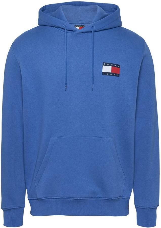 TOMMY JEANS Sweatshirt TJM REG ESSENTIAL FLAG HOOD EXT met bedrukte merklogo op borsthoogte - Foto 5