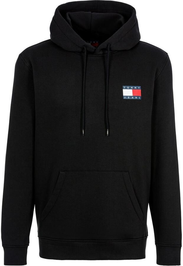 TOMMY JEANS Sweatshirt TJM REG ESSENTIAL FLAG HOOD EXT met bedrukte merklogo op borsthoogte - Foto 6
