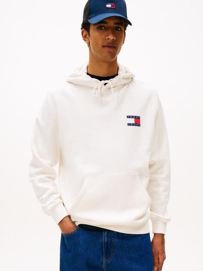 TOMMY JEANS Sweatshirt TJM REG ESSENTIAL FLAG HOOD EXT met bedrukte merklogo op borsthoogte - Foto 5