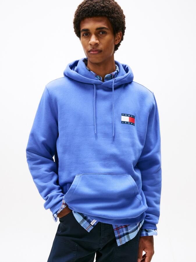 TOMMY JEANS Sweatshirt TJM REG ESSENTIAL FLAG HOOD EXT met bedrukte merklogo op borsthoogte - Foto 5