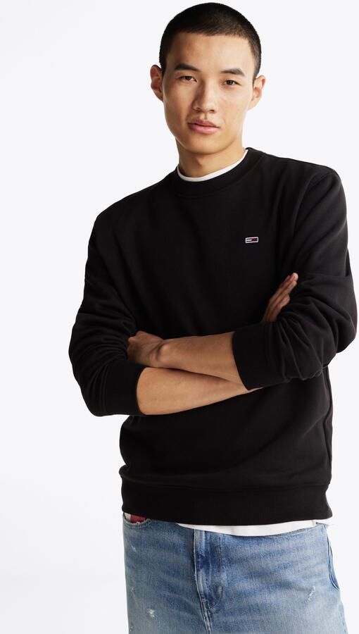 TOMMY JEANS Sweatshirt TJM REG S FLAG CREW Met geborduurd merklogo op borsthoogte - Foto 8