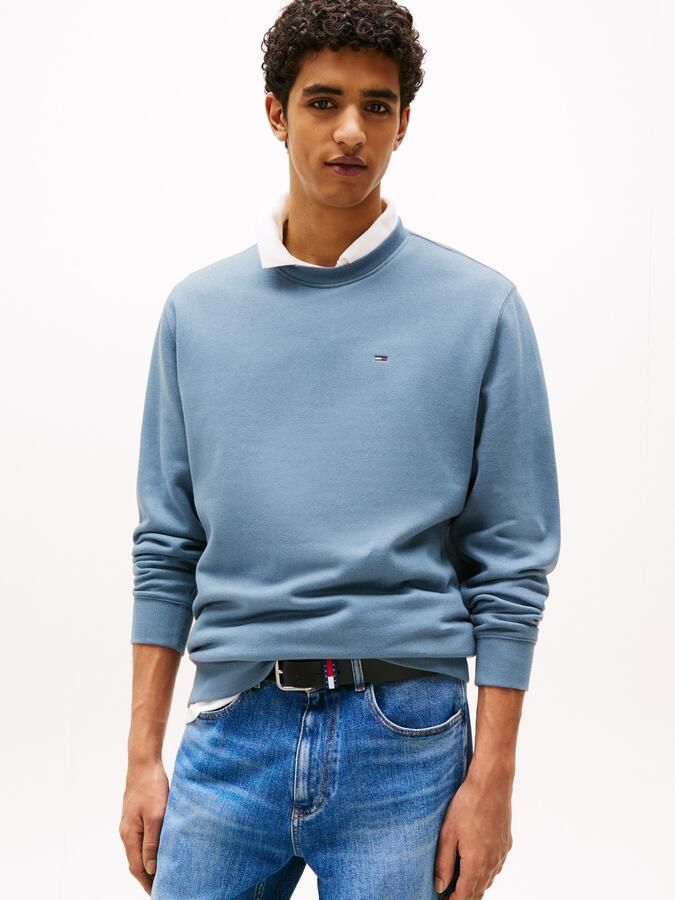 TOMMY JEANS Sweatshirt TJM REG S FLAG CREW Met geborduurd merklogo op borsthoogte - Foto 10