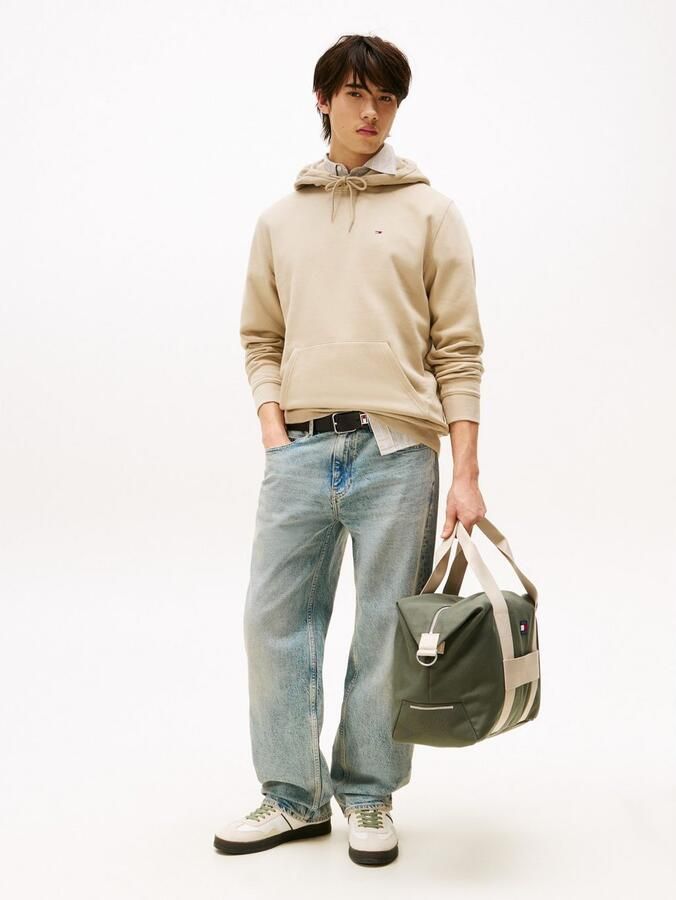 TOMMY JEANS Sweatshirt TJM REG S FLAG HOODIE met geborduurd merklogo op borsthoogte