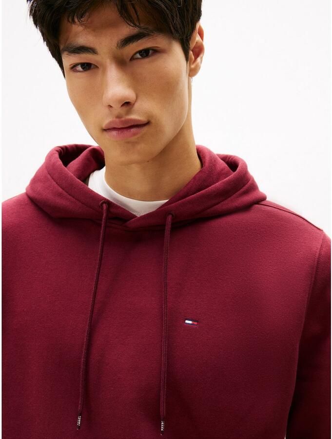 TOMMY JEANS Sweatshirt TJM REG S FLAG HOODIE met geborduurd merklogo op borsthoogte