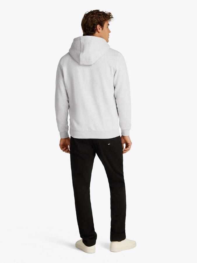 TOMMY JEANS Sweatshirt TJM REG S FLAG ZIP FLEECE THRU met geborduurd merklogo op borsthoogte - Foto 4