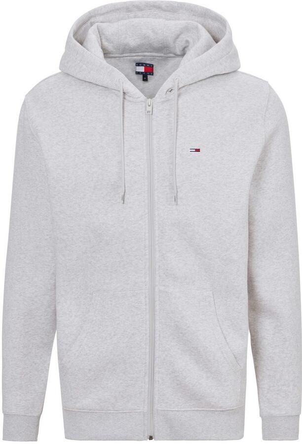 TOMMY JEANS Sweatshirt TJM REG S FLAG ZIP FLEECE THRU met geborduurd merklogo op borsthoogte - Foto 6