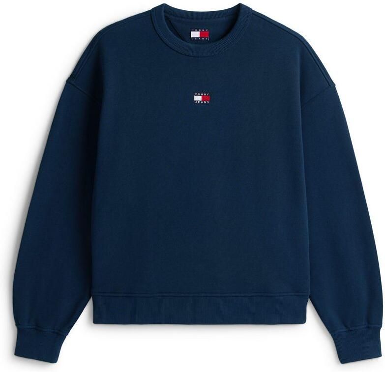 TOMMY JEANS Sweatshirt TJW BXY BADGE met drop-shoulder design en logo aan de voorkant - Foto 4