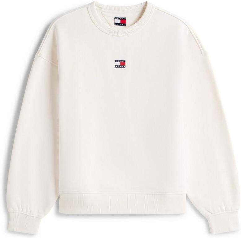 TOMMY JEANS Sweatshirt TJW BXY BADGE met drop-shoulder design en logo aan de voorkant - Foto 4