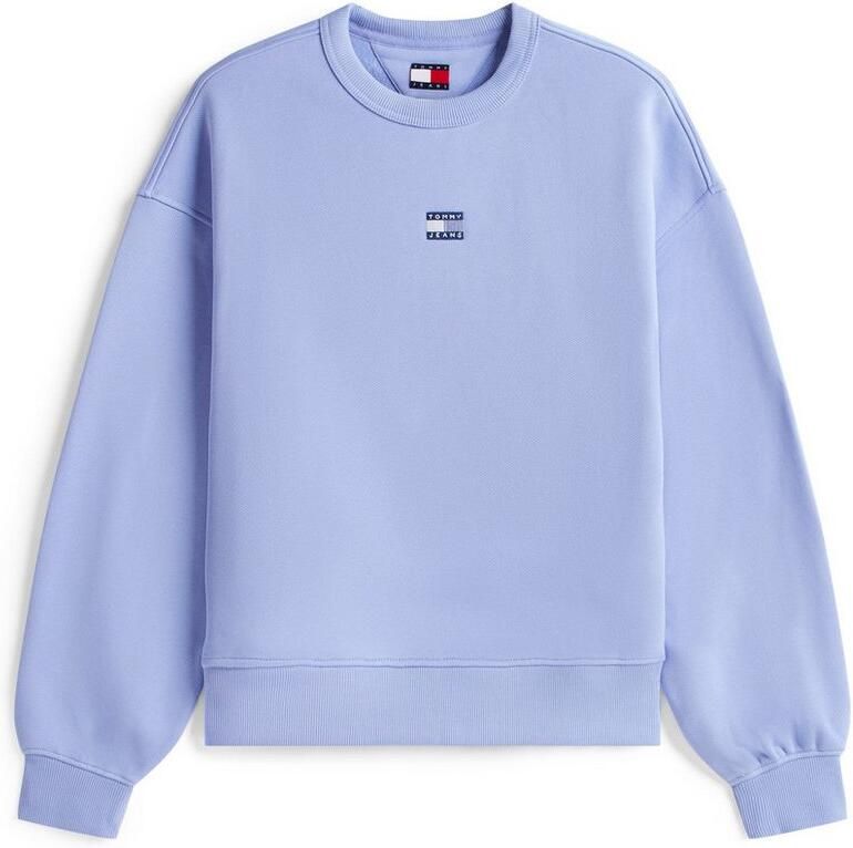 TOMMY JEANS Sweatshirt TJW BXY BADGE met drop-shoulder design en logo aan de voorkant - Foto 8
