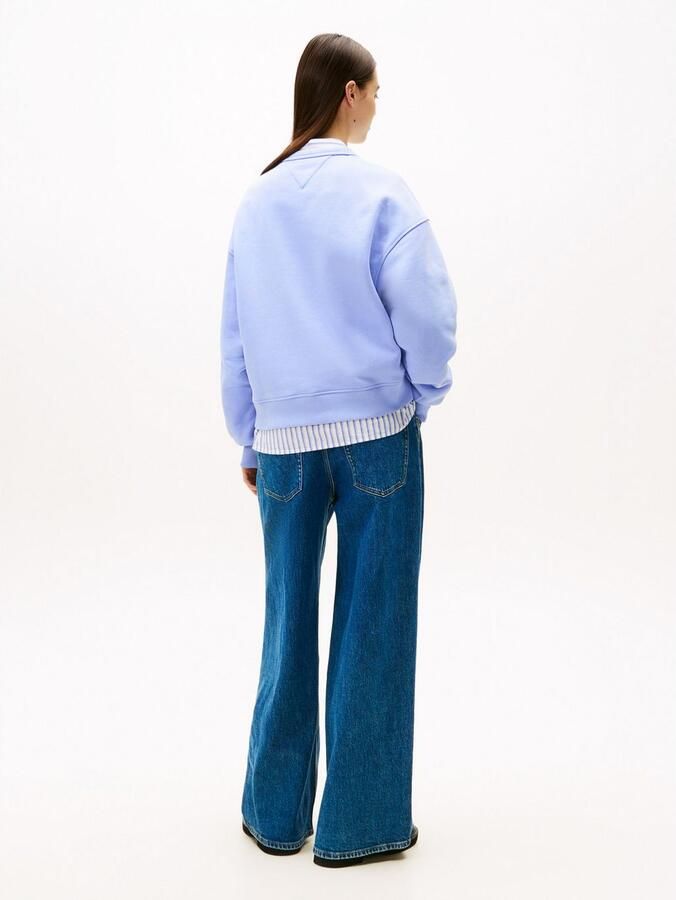 TOMMY JEANS Sweatshirt TJW BXY BADGE met drop-shoulder design en logo aan de voorkant - Foto 4