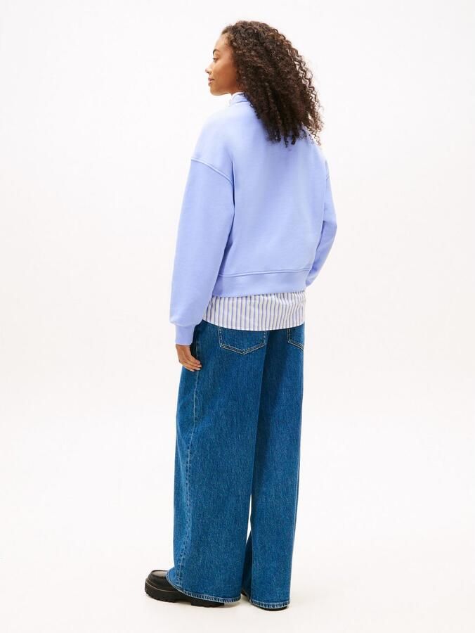 TOMMY JEANS Sweatshirt TJW BXY BADGE met drop-shoulder design en logo aan de voorkant - Foto 7