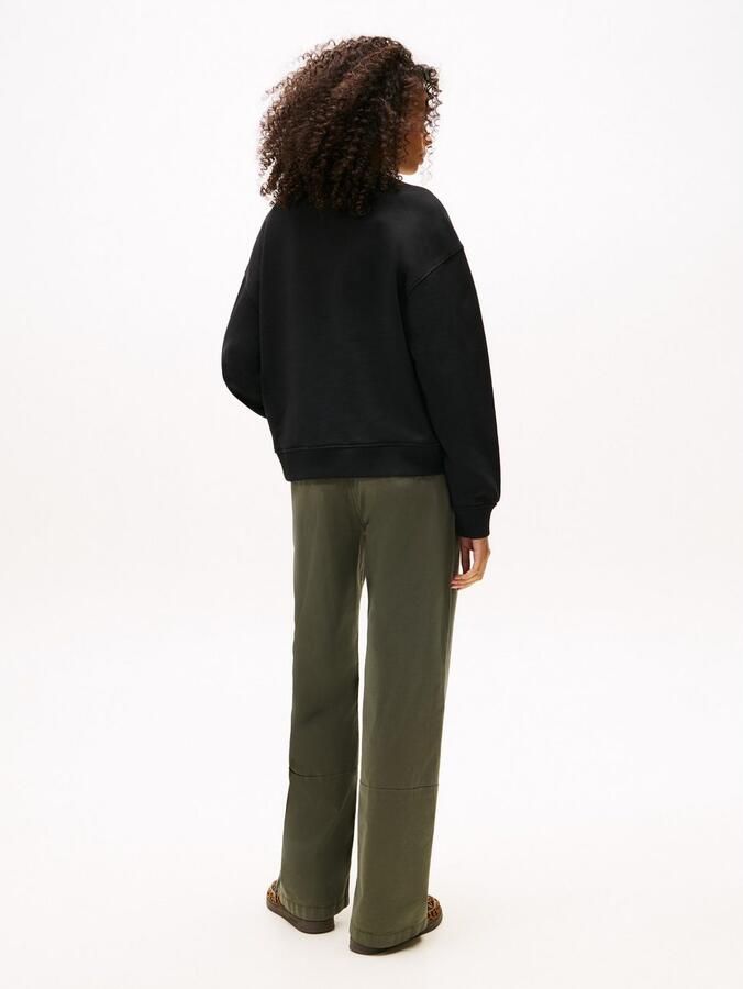 TOMMY JEANS Sweatshirt TJW BXY BADGE met drop-shoulder design en logo aan de voorkant - Foto 6