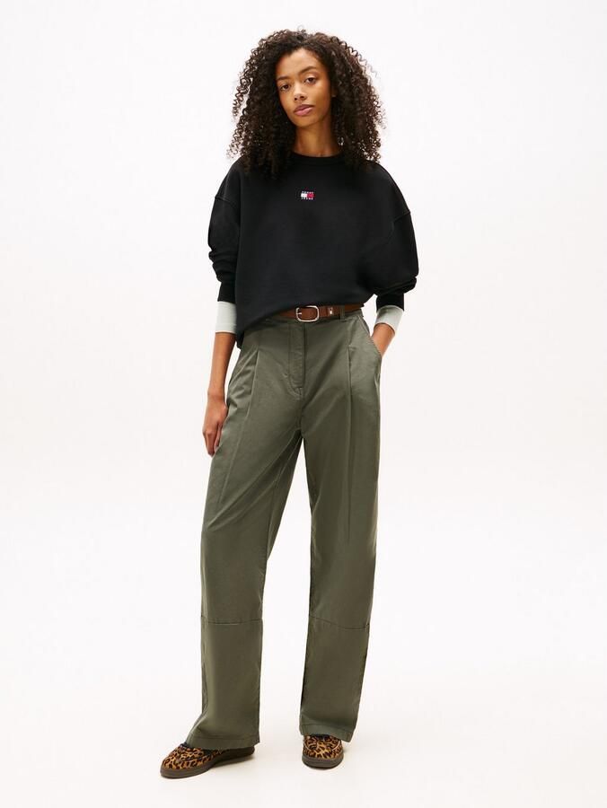 TOMMY JEANS Sweatshirt TJW BXY BADGE met drop-shoulder design en logo aan de voorkant - Foto 3