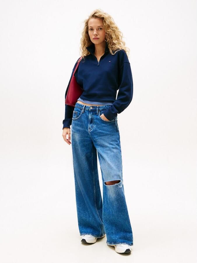 TOMMY JEANS Sweatshirt TJW BXY CRP 1 4 ZIP MOCK NECK - Foto 2