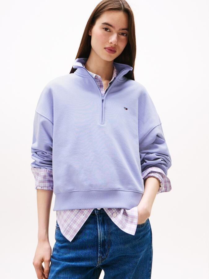TOMMY JEANS Sweatshirt TJW BXY S-FLAG 1 4 ZIP - Foto 5