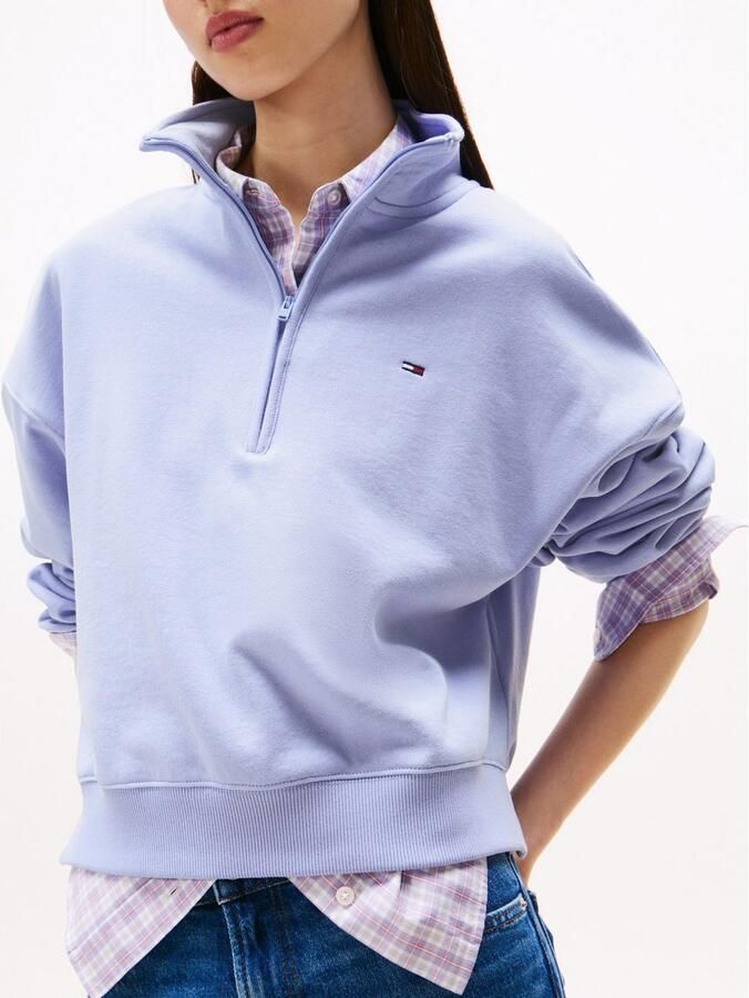 TOMMY JEANS Sweatshirt TJW BXY S-FLAG 1 4 ZIP - Foto 2