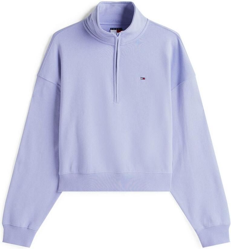 TOMMY JEANS Sweatshirt TJW BXY S-FLAG 1 4 ZIP