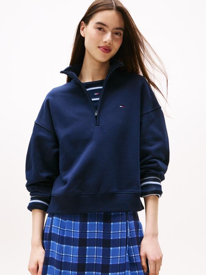 TOMMY JEANS Sweatshirt TJW BXY S-FLAG 1 4 ZIP - Foto 5