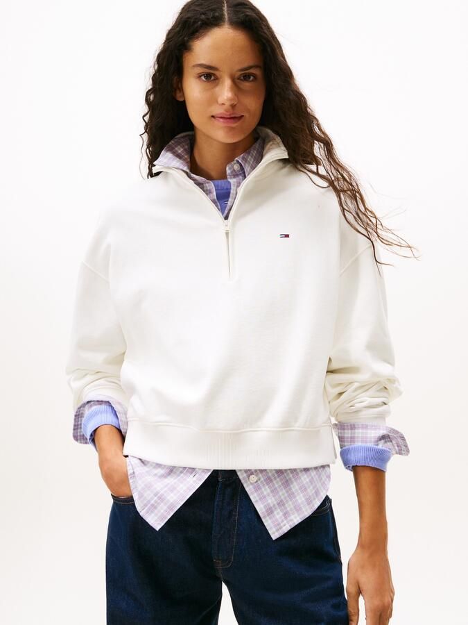 TOMMY JEANS Sweatshirt TJW BXY S-FLAG 1 4 ZIP - Foto 5