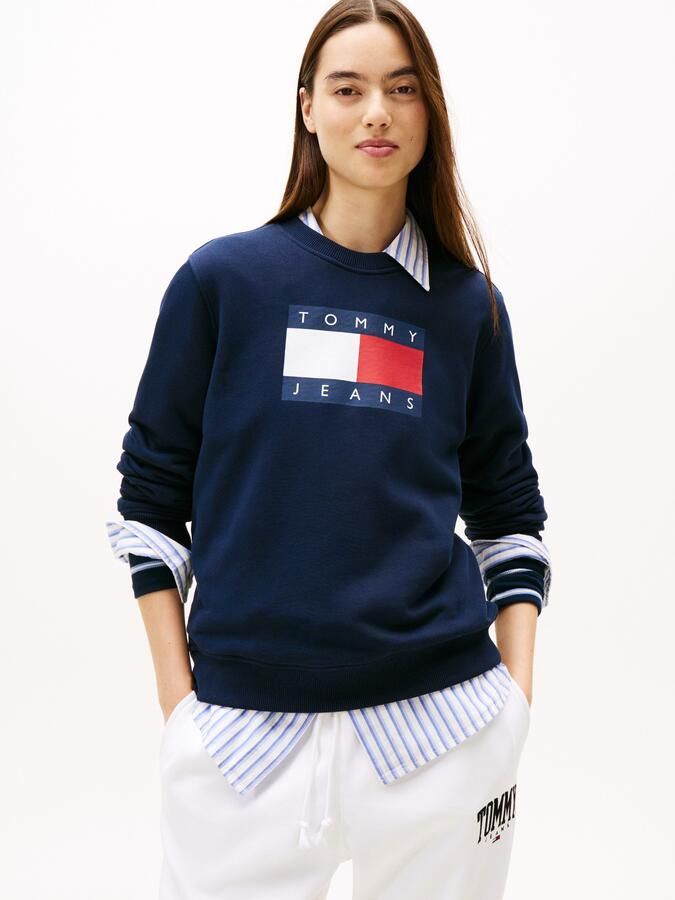 TOMMY JEANS Sweatshirt TJW REG TJ FLAG CREW - Foto 5