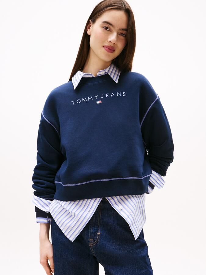 TOMMY JEANS Sweatshirt TJW RLX CRP STITCH LINEAR CREW - Foto 5
