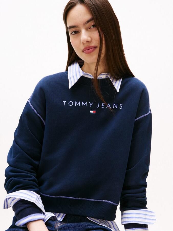 TOMMY JEANS Sweatshirt TJW RLX CRP STITCH LINEAR CREW - Foto 2