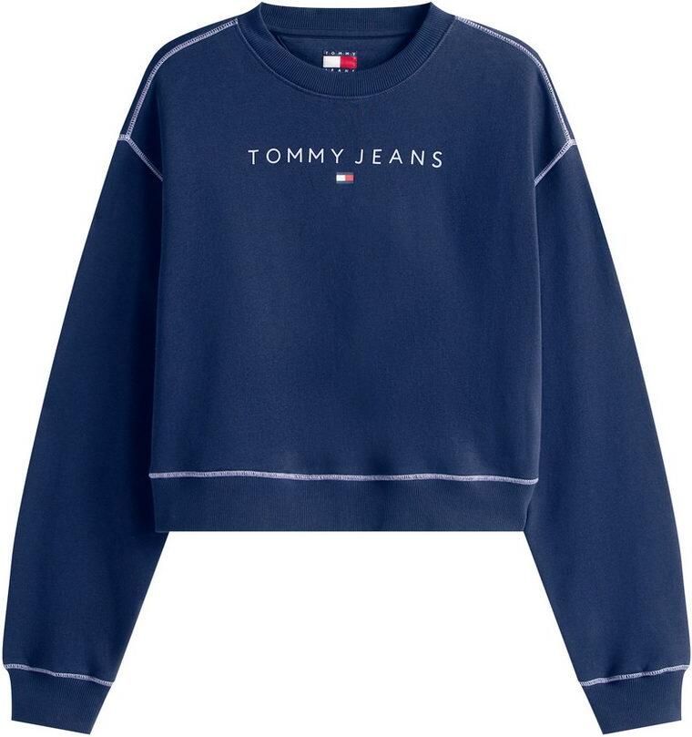 TOMMY JEANS Sweatshirt TJW RLX CRP STITCH LINEAR CREW