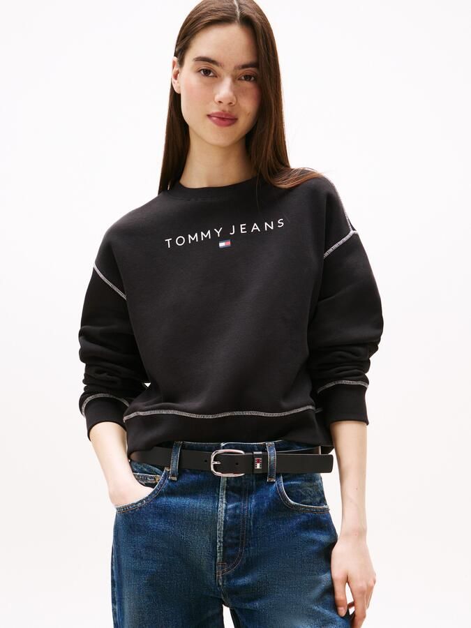 TOMMY JEANS Sweatshirt TJW RLX CRP STITCH LINEAR CREW - Foto 4