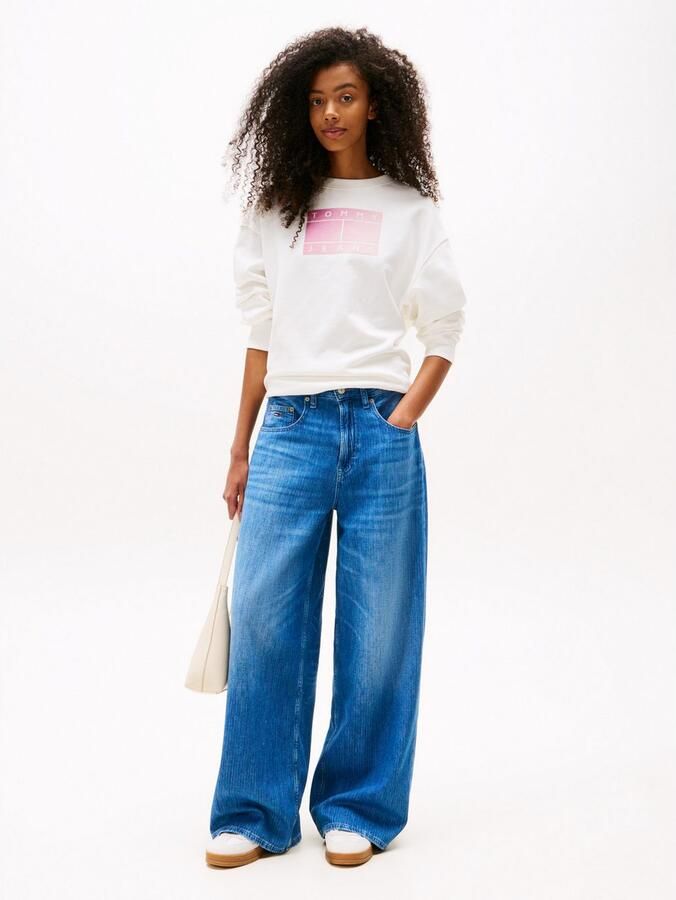 TOMMY JEANS Sweatshirt TJW RLX GRADIENT FLAG CREW - Foto 2