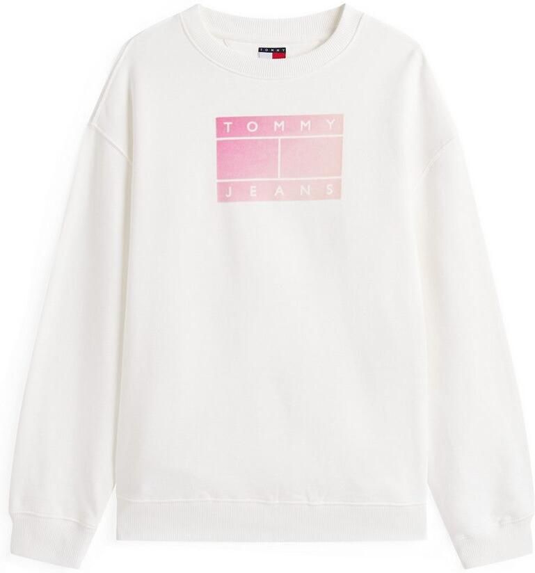 TOMMY JEANS Sweatshirt TJW RLX GRADIENT FLAG CREW