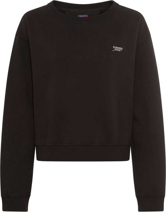 Tommy Jeans Relaxed fit sweatshirt van katoenmix