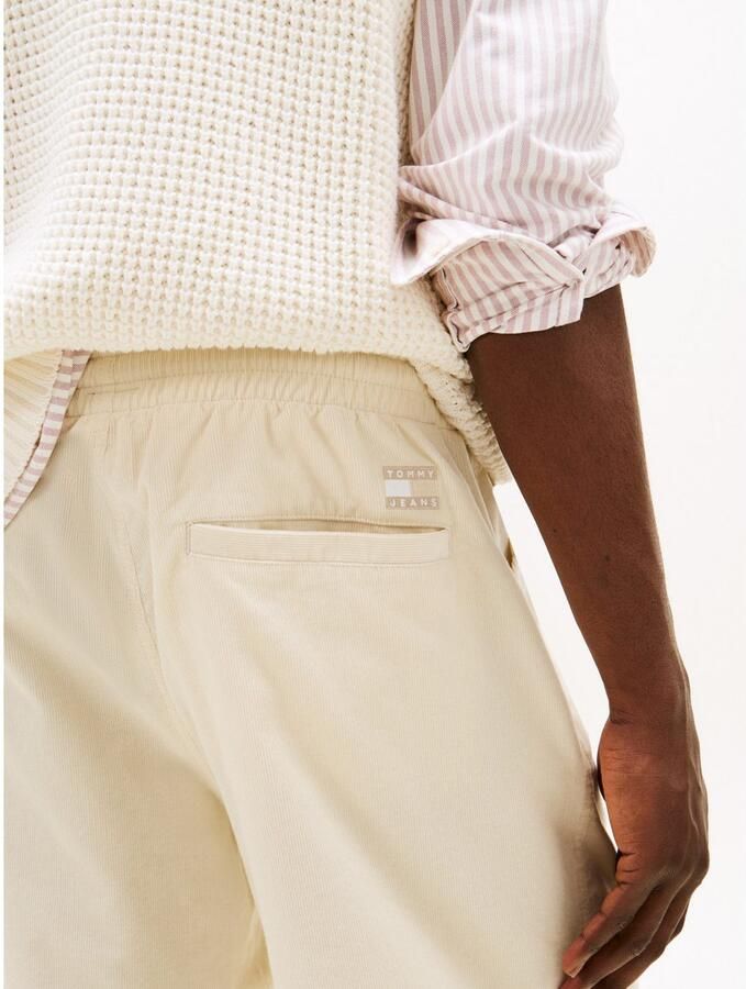 Tommy Jeans Tapered bermuda van katoenen corduroy - Foto 4