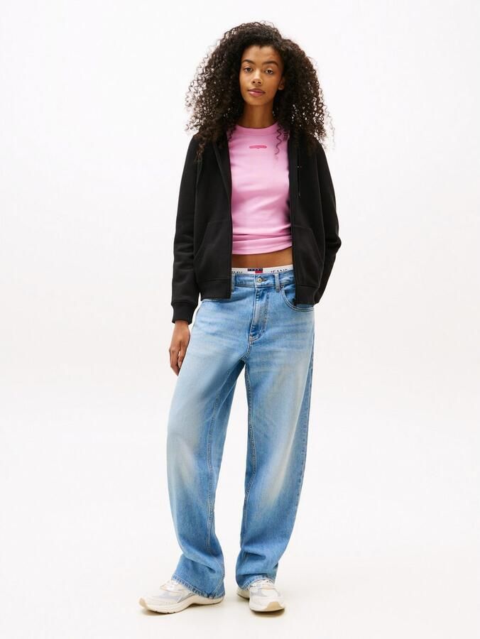 Tommy Jeans Regular fit sweatjack van katoenmix - Foto 5