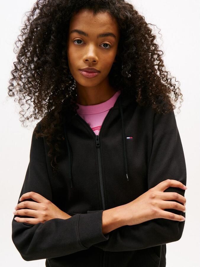 Tommy Jeans Regular fit sweatjack van katoenmix - Foto 3